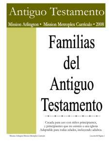 Antiguo Testamento - Mission Arlington