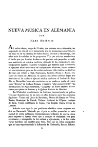 nueva musica en alemania - Revista Musical Chilena