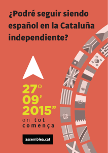 ¿Podré seguir siendo español en la Cataluña independiente?