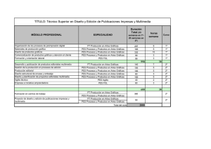 TÍTULO: Técnico Superior en Diseño y Edición de Publicaciones