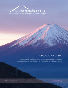declaración de fuji - Peace Pals International