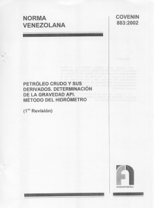 Page 1 NORVA COVENIN. VENIEZOLANA 883:2002