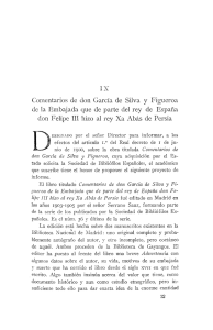 Comentarios de don García de Silva y Figueroa de la Embajada que