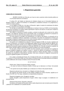 Decreto 134/2016 - Junta de Andaluc&iacute;a
