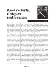 Muere Carlos Fuentes, el más grande novelista mexicano