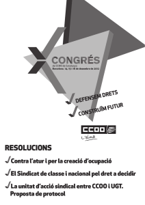 ResoluCioNs - CCOO de Catalunya