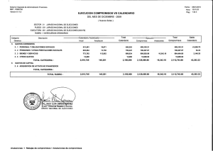 EJECUCIÓN COMPROMISOS vs CALENDARIO Pag" e