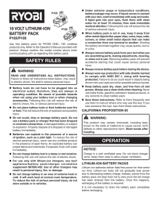 safety rules operation