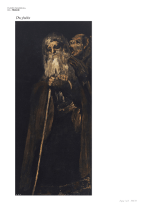 Dos frailes - Goya en El Prado