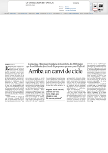 Recull de premsa - Institut d`Estudis Catalans