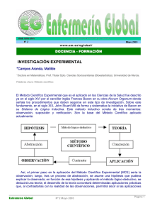 investigación experimental - Revistas Científicas de la Universidad