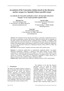 An analysis of the Concession relation based on the discourse