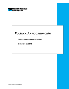 política anticorrupción - Freeport