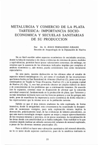 METALURGIA Y COMERCIO DE LA PLATA TARTESICA