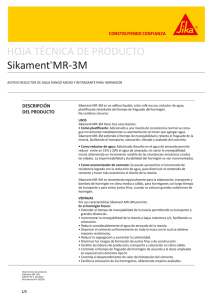 Sikament MR 3M - Sika Ecuatoriana