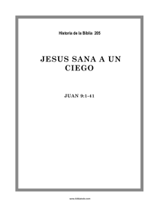 JESUS SANA A UN CIEGO