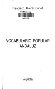vocabulario popular andaluz