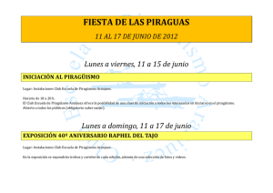 FIESTA DE LAS PIRAGUAS - Club Piragüismo Cuenca