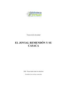 EL JOVIAL REMENDÓN Y SU CASACA