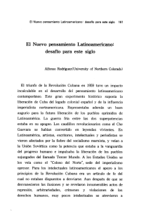 El Nuevo pensamiento Latinoamericano: desafío para este siglo