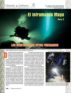 El inframundo maya y los sistemas kársticos, parte II.