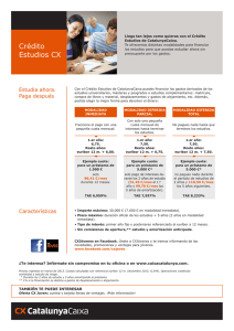 Crédito Estudios CX - Barcelona School of Management