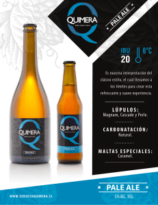 6°C PALE ALE - Cerveza Quimera