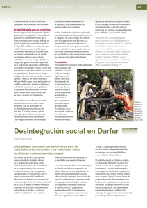 Desintegración social en Darfur