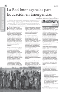 La Red Inter-agencias para Educación en Emergencias