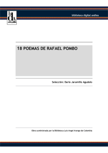 18 poemas de rafael pombo - Secretaría General de la Comunidad