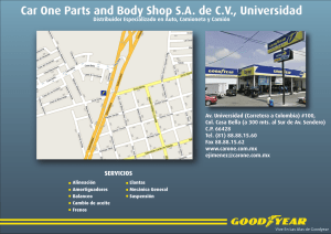 Car One Parts and Body Shop SA de CV, Universidad