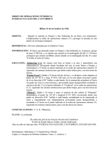 Trascripción de la Orden de Operaciones nº 24 de las FNC. 14-11-36.