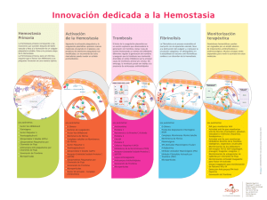 Innovacion dedicada a la Hemostasia