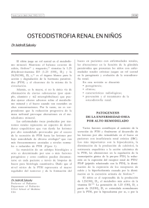 osteodistrofia renal en niños