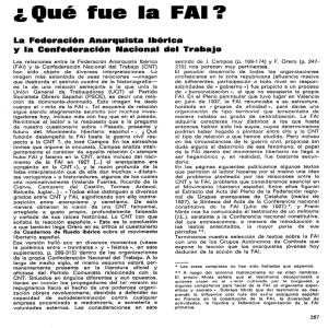 ¿ Qué fue la FAI ?: La Federación Anarquista Ibérica y la