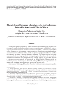 Diagnóstico del liderazgo educativo en las Instituciones de