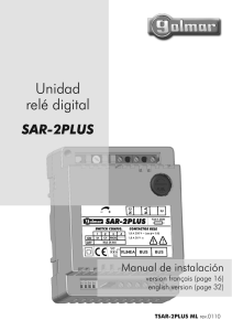 TSAR-2PLUS ML rev0110