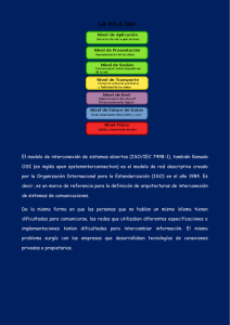 El modelo de interconexión de sistemas abiertos (ISO/IEC 7498