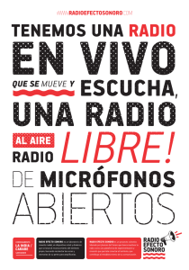 tenemos una radio - radio efecto sonoro