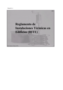 Tema 4.- Reglamento de Instalaciones Térmicas en Edificios