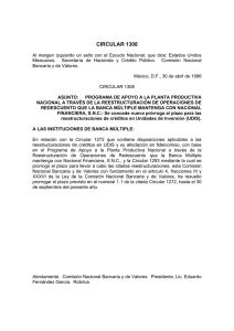 circular 1308 - Asociación de Bancos de México