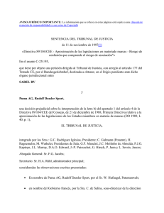 SENTENCIA DEL TRIBUNAL DE JUSTICIA de 11 de noviembre de