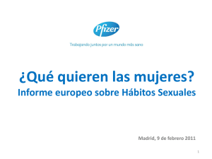 Informe europeo sobre hábitos sexuales ¿Qué quieren las
