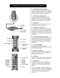 Características y guía de uso del auricular