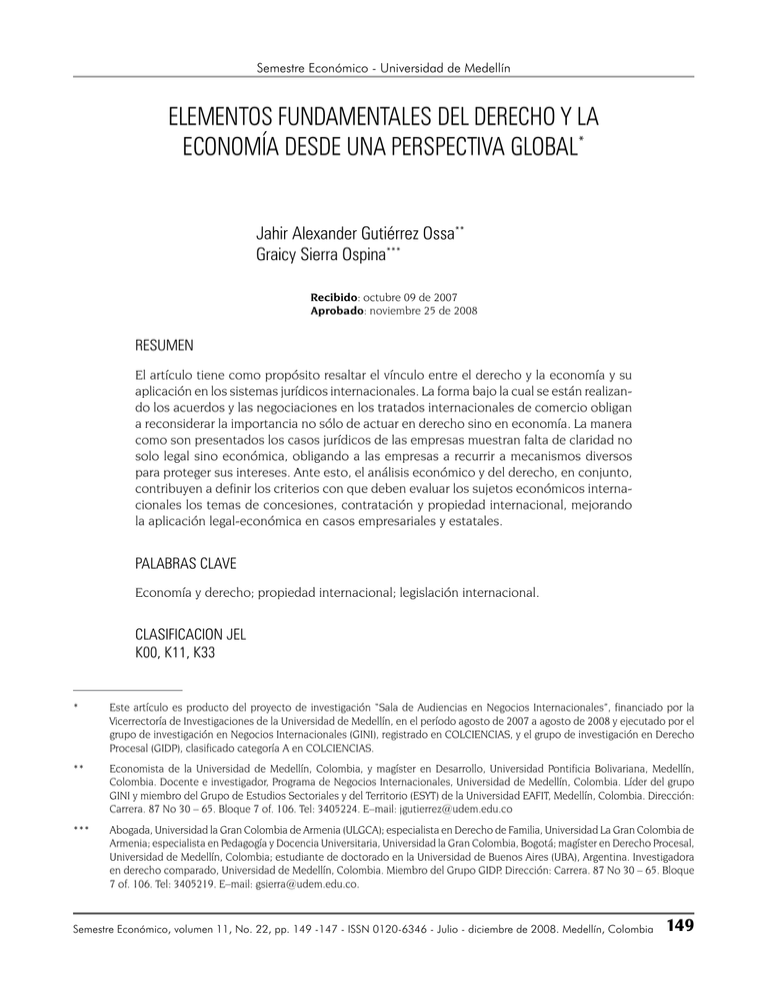 Elementos Fundamentales Del Derecho Y La