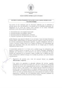 elecciones sindicales ucm 2014 instrucciones permiso votación