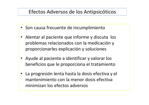 Efectos Adversos de los Antipsicóticos