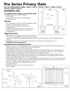 Pro Series Privacy Gate