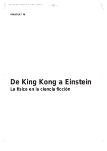 De King Kong a Einstein La física en la ciencia ficción