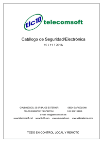 Catálogo de Seguridad/Electrónica